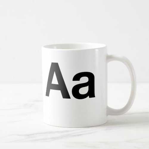 Helvetica Aa Coffee Mug