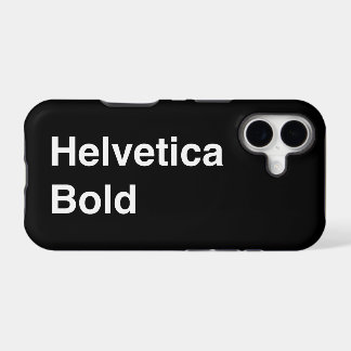 Helvetica Bold iPhone 17 Case