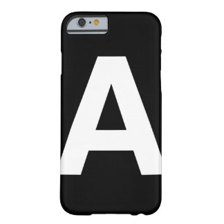 Helvetica Bold letter A, iPhone 6 case