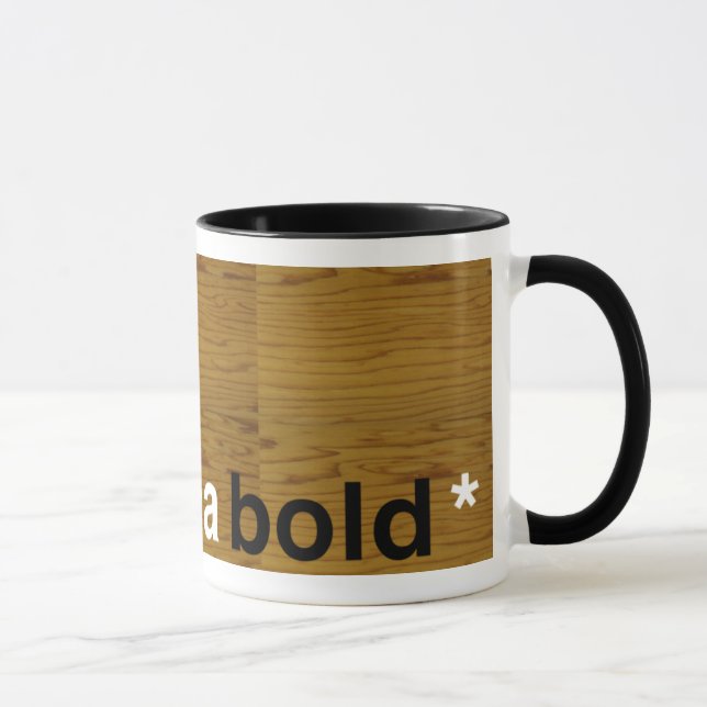 helvetica bold mug (Right)