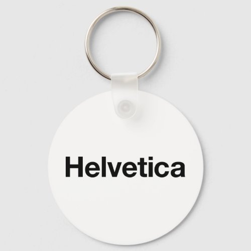 Helvetica Keychain