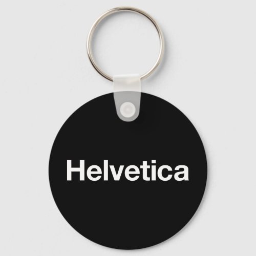 Helvetica Keychain