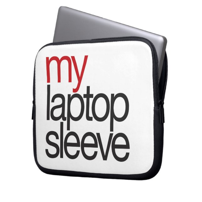 Helvetica Laptop Sleeve (Front Left)