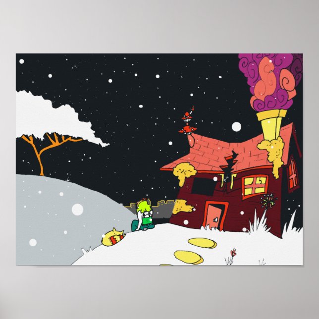 Helvetica New by Finnlee Burge Poster (Front)