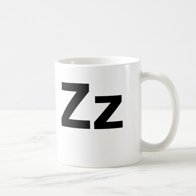 Helvetica Zz Coffee Mug (Right)