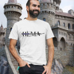 HEMA Historical European Martial Arts Sword T-Shirt<br><div class="desc">This design was created though digital art. You may change the style of this shirt by choosing More > under the style option. It may be personalized in the area provide or customizing by choosing the click to customize further option and changing the name, initials or words. You may also...</div>