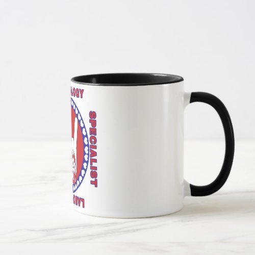 HEMATOLOGIST HEMATOLOGY LAB SPECIALIST SQUARE LOGO MUG