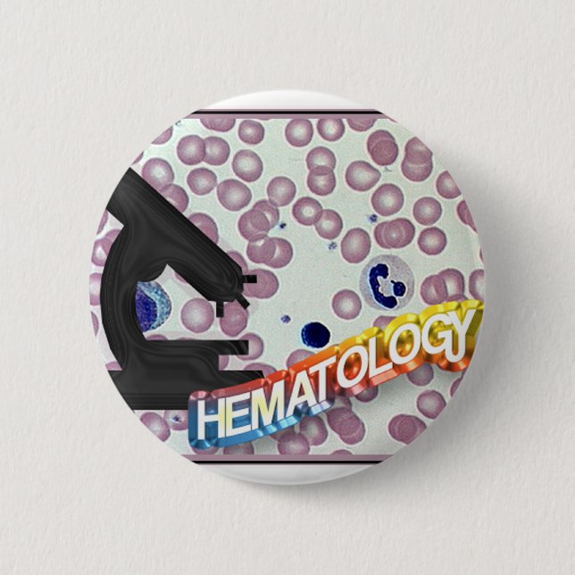 HEMATOLOGY - Medical Technology - Laboratory Button (Front)