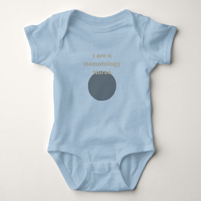 Hematology Nurse - Hematology Nurse Baby Bodysuit (Front)