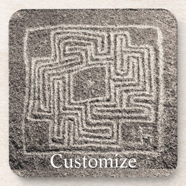 Hemet Maze Stone Thunder_Cove   Beverage Coaster (Front)