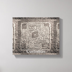 Hemet Maze Stone Thunder_Cove Canvas Print