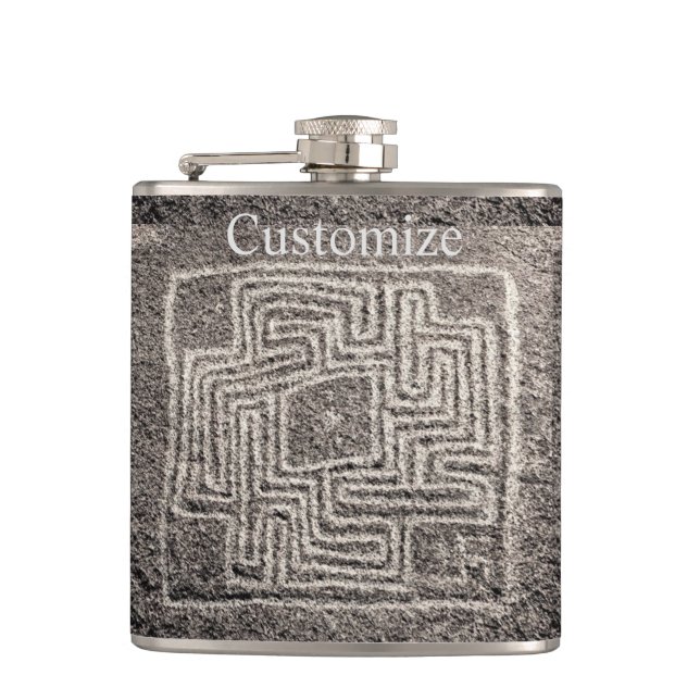 Hemet Maze Stone Thunder_Cove Flask (Front)