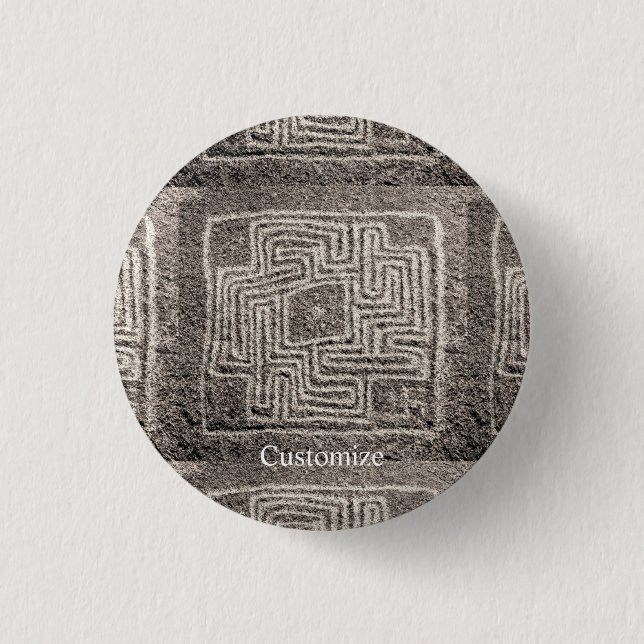 Hemet Maze Stone Thunder_Cover  Button (Front)