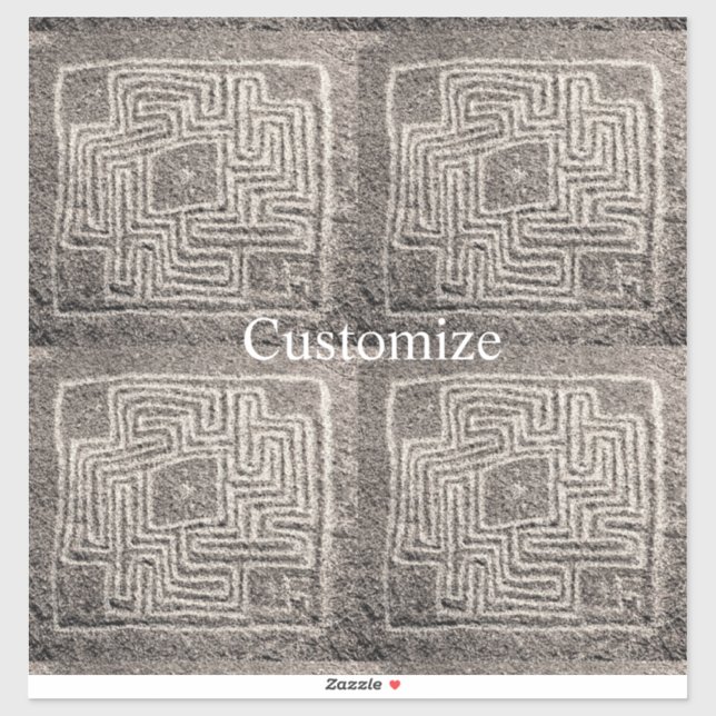 Hemet Maze Stone Thunder_Cover  Sticker (Sheet)