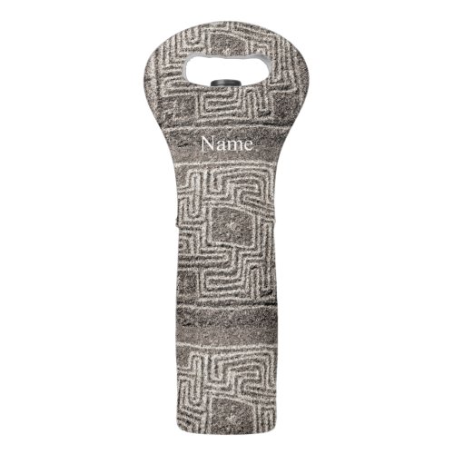 Hemet Maze Stone Thunder_Cover  Wine Bag