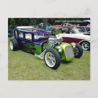 Hemi Hot Rod Postcard