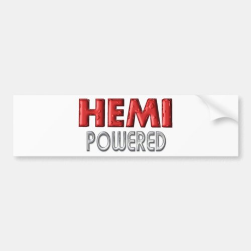 HEMI Powered Bumper Sticker