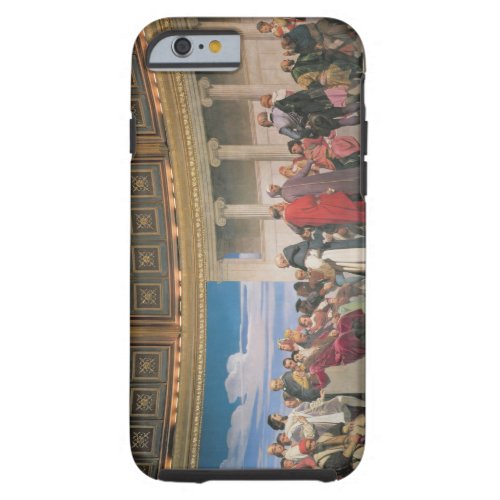 Hemicycle Artists of All Ages detail of the righ Tough iPhone 6 Case