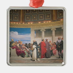 Hemicycle: Artists of All Ages, detail of the righ Metal Ornament