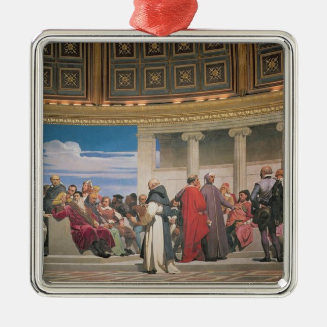 Hemicycle: Artists of All Ages, detail of the righ Metal Ornament (Front)