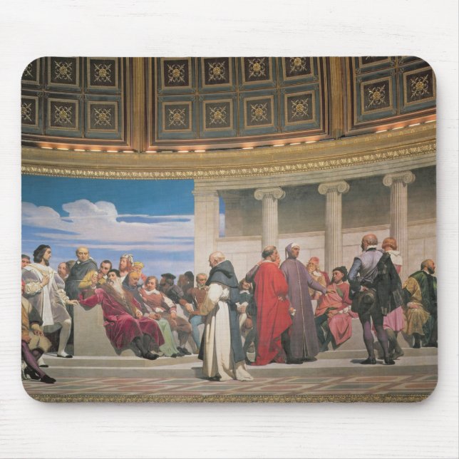 Hemicycle: Artists of All Ages, detail of the righ Mouse Pad (Front)