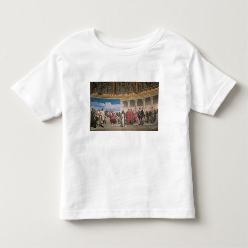 Hemicycle Artists of All Ages detail of the righ Toddler T_shirt