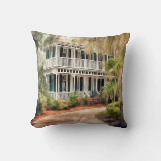 Hemingway Hideaway - 1 Throw Pillow (Front)