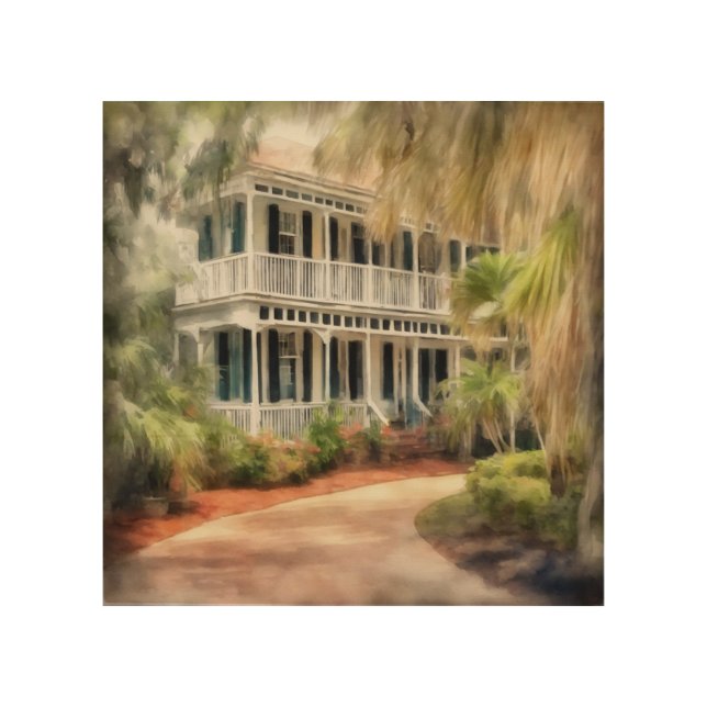 Hemingway House - 1 Wood Wall Art (Front)