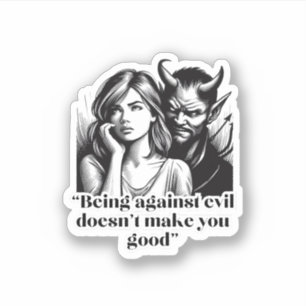 hemingway quote sticker