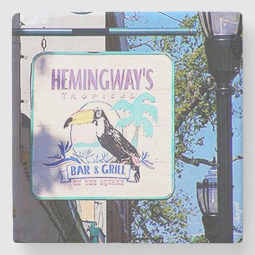 Hemingways Marietta Ga Marble Stone Coaster Stone Coaster