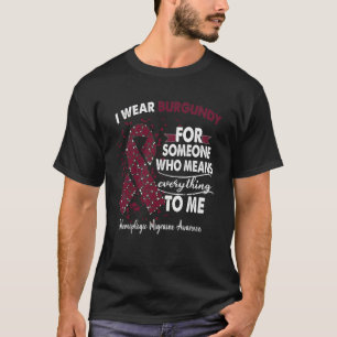 Hemiplegic Migraine Awareness Warrior Support Gift T-Shirt