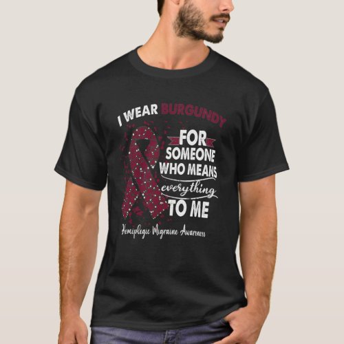 Hemiplegic Migraine Awareness Warrior Support Gift T_Shirt