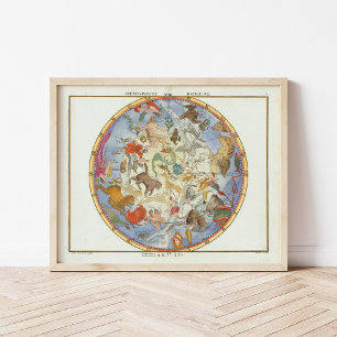 Hemisphere Boreal John Flamsteed Poster