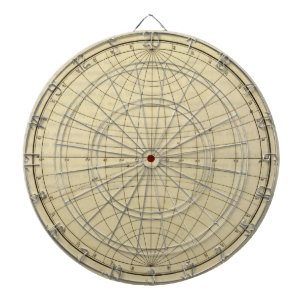 Hemisphere. Dartboard With Darts