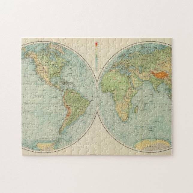 Hemispheres 12 physical jigsaw puzzle (Horizontal)