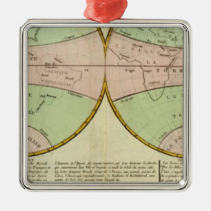 Hemispheres Metal Ornament