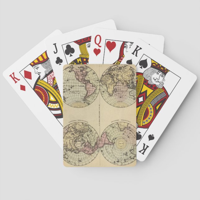 Hemispheres. Poker Cards (Back)