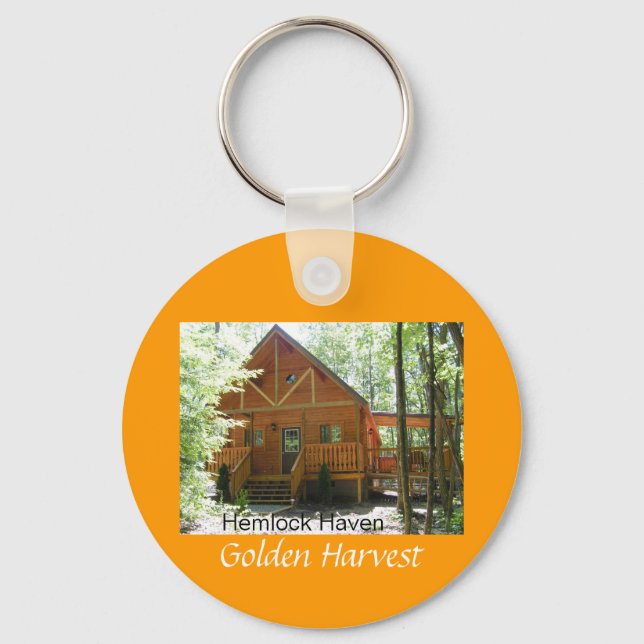 Hemlock Haven Golden Harvest Keychain (Front)