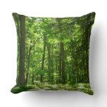 Hemlock Trail at Laurel Hill State Park II Throw Pillow