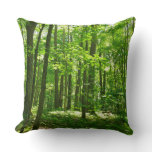 Hemlock Trail at Laurel Hill State Park III Throw Pillow
