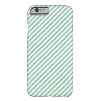 Hemlock & White Striped Iphone 6 Case by EnduringMoments at Zazzle
