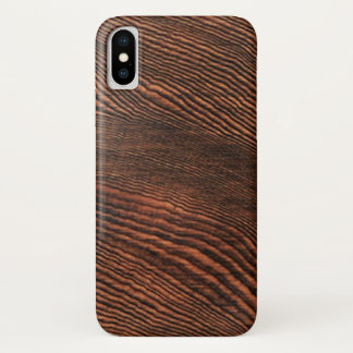 Hemlock Wood Grain iPhone X Case