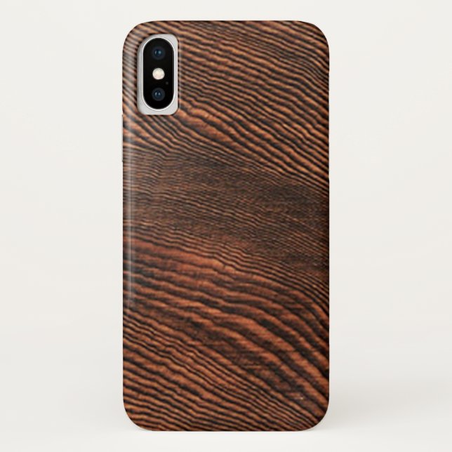 Hemlock Wood Grain Case-Mate iPhone Case (Back)