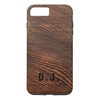 Hemlock Wood Grain iPhone 7 Plus case *Monogram*