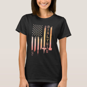 Hemodialysis Nurse Dialysis Kidney Nephrology Tech T-Shirt