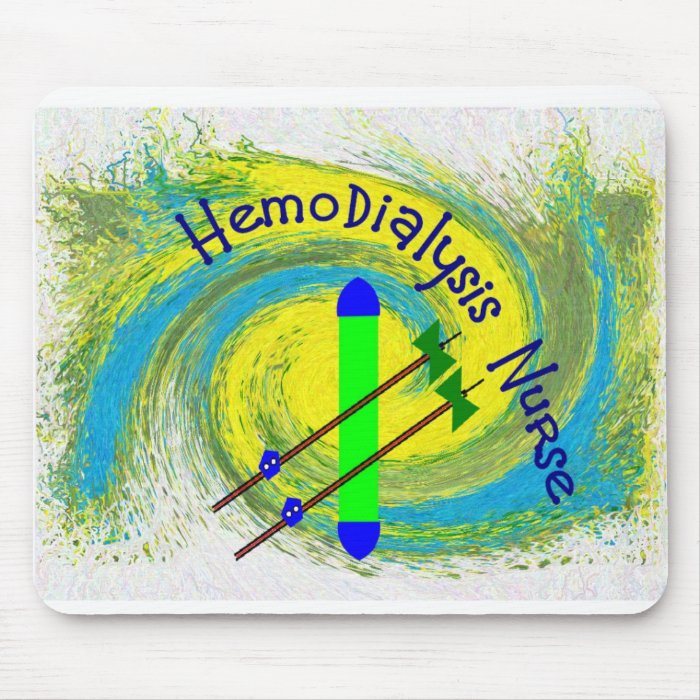 hemodialysis nurse mouse mat