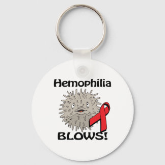 Hemophilia Blows Awareness Design Keychain