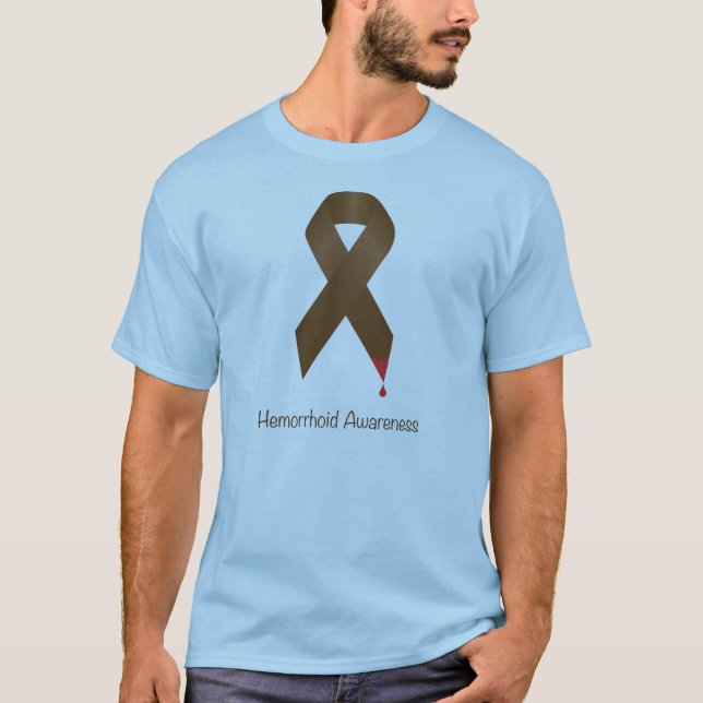Hemorrhoid Awareness T-Shirt (Front)