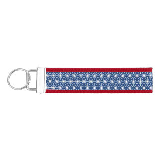 hemp leaf wrist keychain