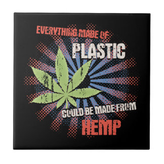 Hemp Plastic Ceramic Tile